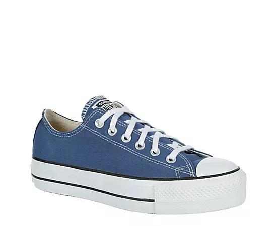 Converse Womens Chuck Taylor All Star Lift Low Top Casual Sneakers from Finish Line - Armory Blue Product Image