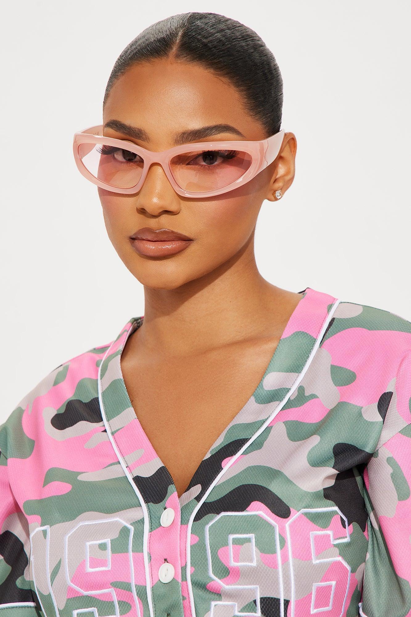 The Sweet Escape Sunglasses - Pink Product Image