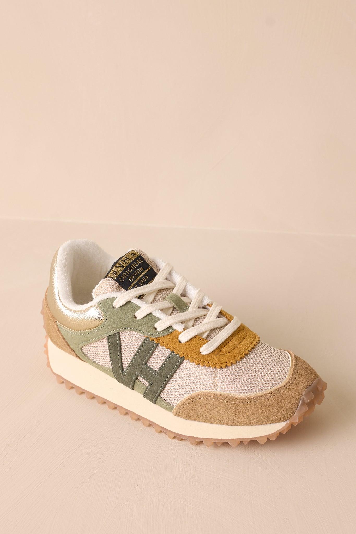 Vintage Havana Cosmic Camel Olive Multi Sneakers Product Image