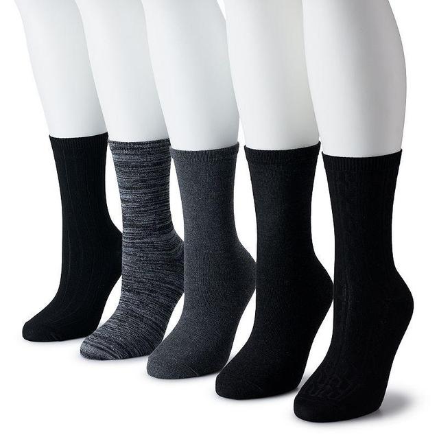 Womens Sonoma Goods For Life 5-Pack Geo Crew Socks Product Image