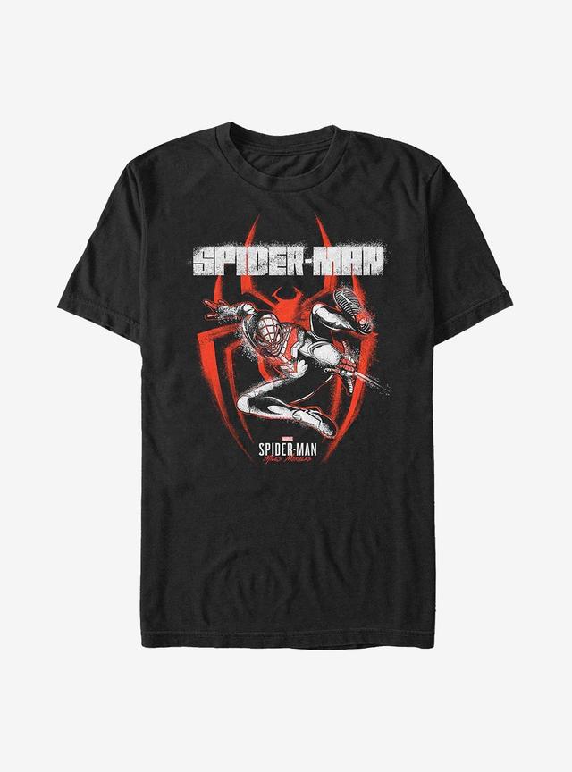 Marvel Spider-Man Miles Morales Spray T-Shirt Product Image