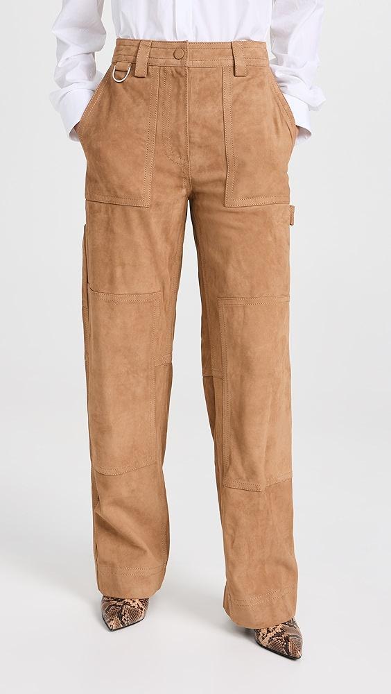 Saks Potts Rose Leather Pants | Shopbop Product Image