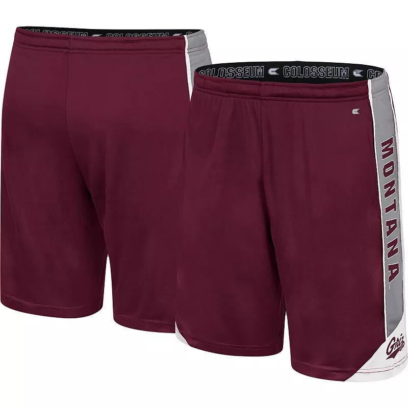 Mens Colosseum Maroon Montana Grizzlies Haller Shorts Product Image