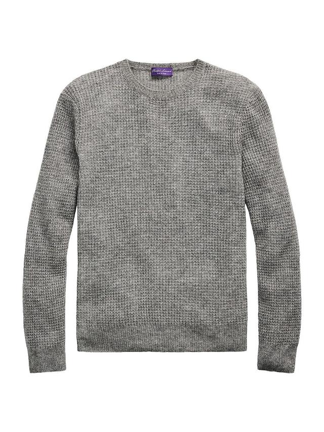 Mens Cashmere-Silk Long-Sleeve Sweater Product Image