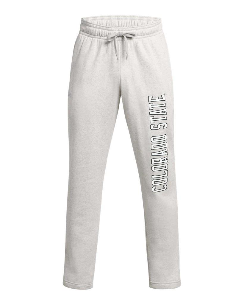 Men's UA Rival Fleece Collegiate Open Bottom Pants Product Image