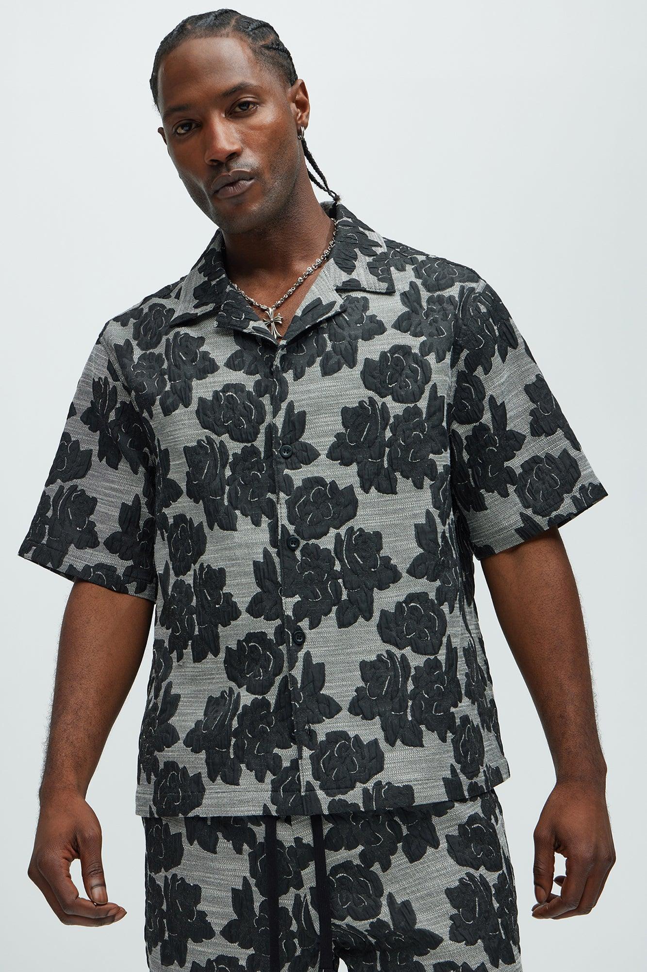 Bartlett Jacquard Shirt - Black/combo Product Image