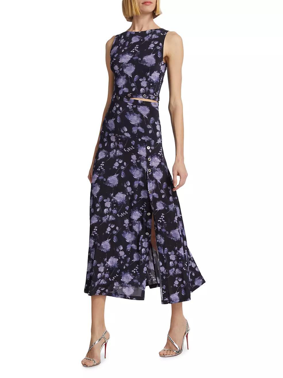 Mariyana Cut-Out Midi-Dress Product Image