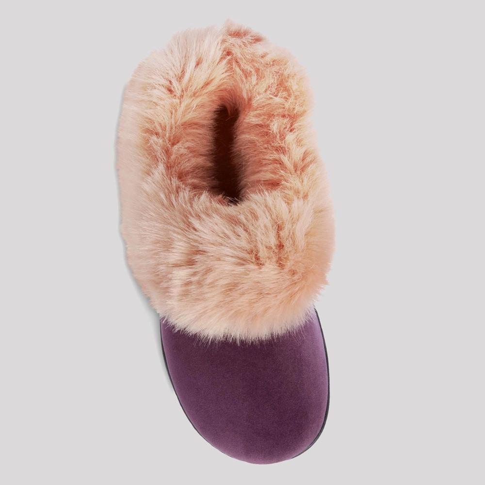 isotoner Memory Foam Velour Valerie Comfort Hoodback Womens Slippers Product Image