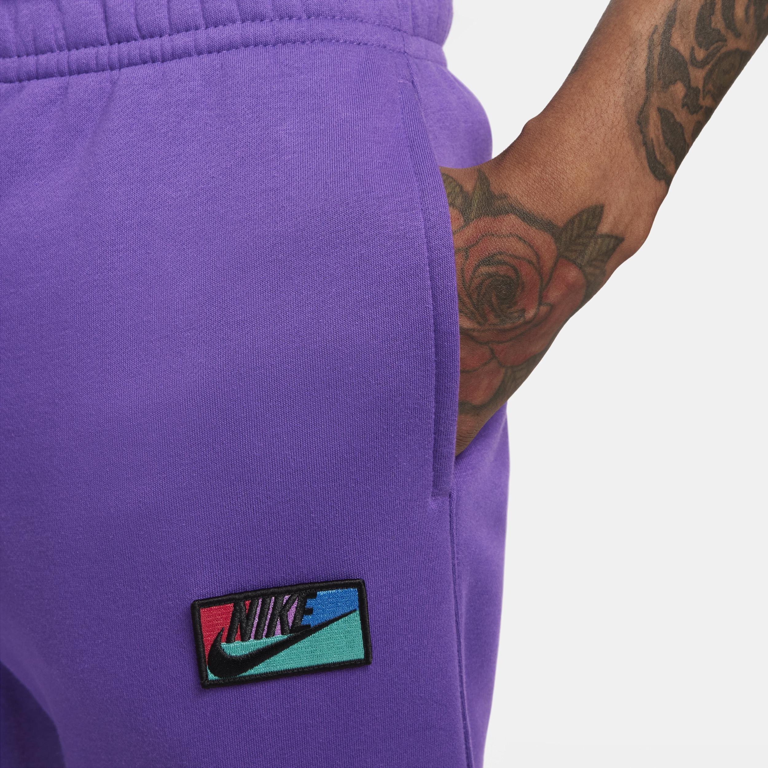 Nike Mens Club+ Patch GX Basketball Pants - Purple Cosmos/Purple Cosmos Product Image