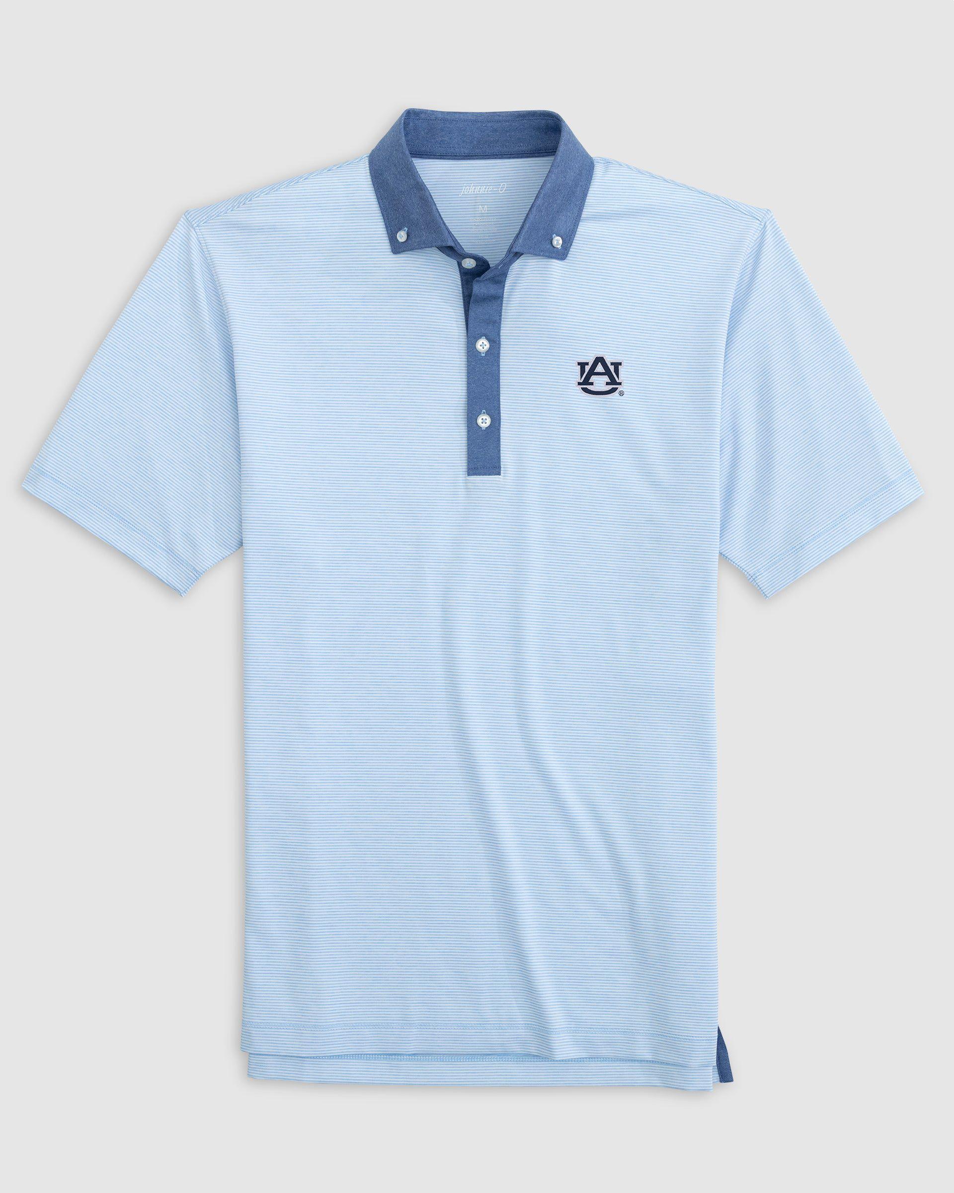 Boston College Lyndonn Jr. Striped Jersey Performance Polo Product Image