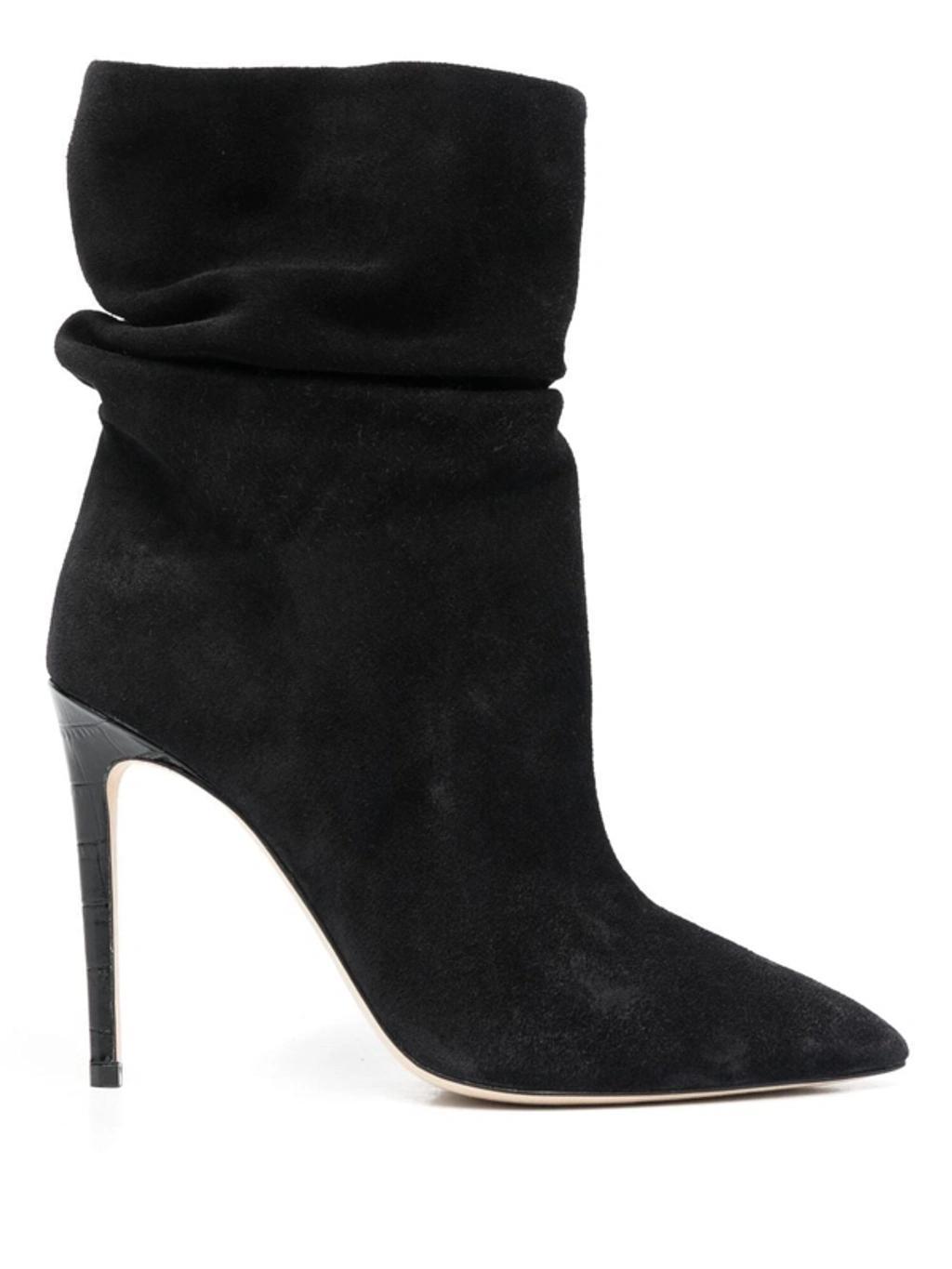 Stiletto Slouchy 110mm Ankle Boots In Black Product Image