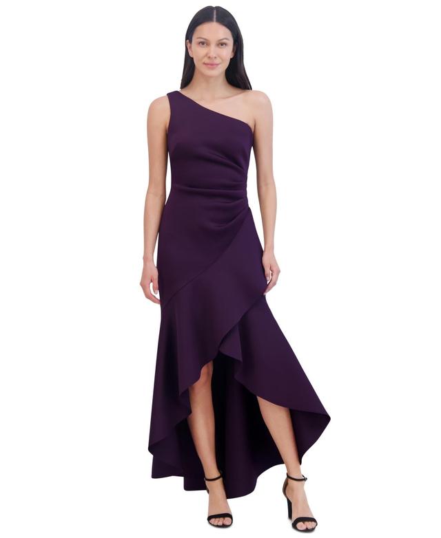 Eliza J Womens One-Shoulder High-Low Hem Sleeveless Gown Product Image