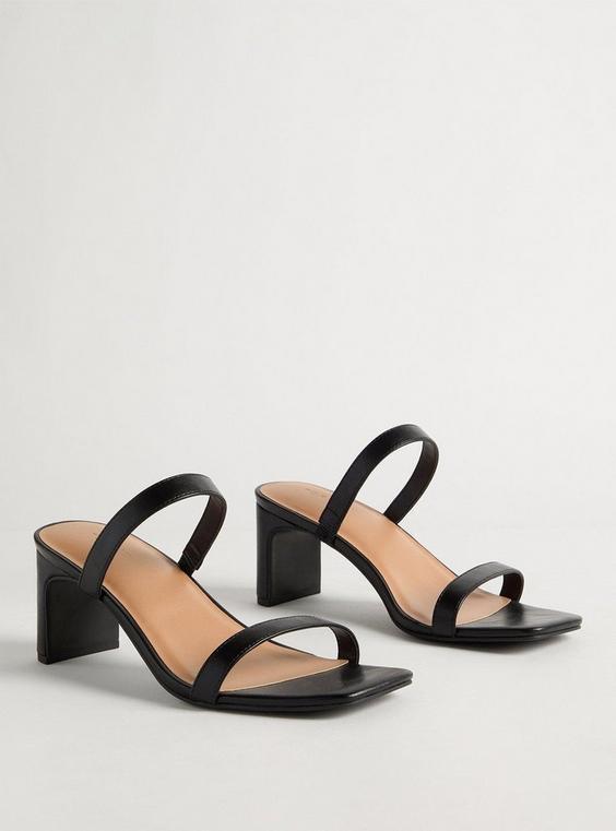 Square Toe Double Strap Heel (WW) product image