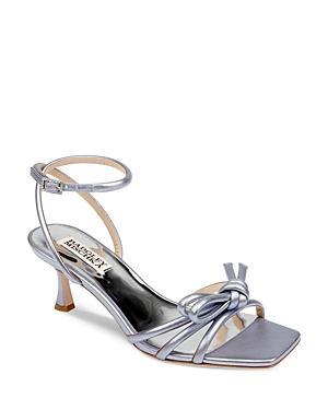 Badgley Mischka Womens Loyalty Ankle Strap Knotted Mid Heel Sandals Product Image