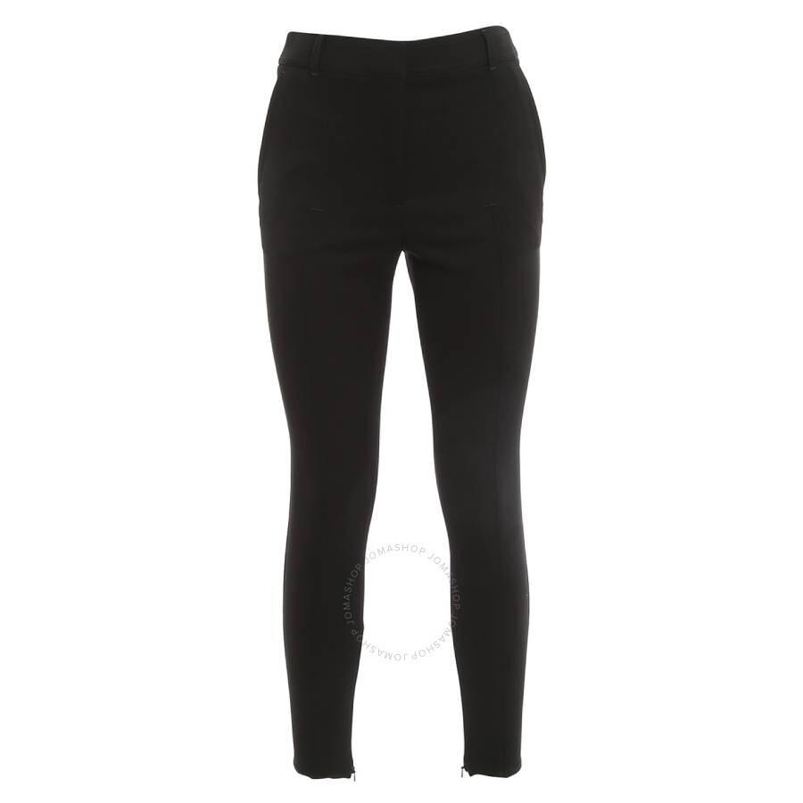 BURBERRY Ladies Black Skinny Stretch Wool Trouser Product Image