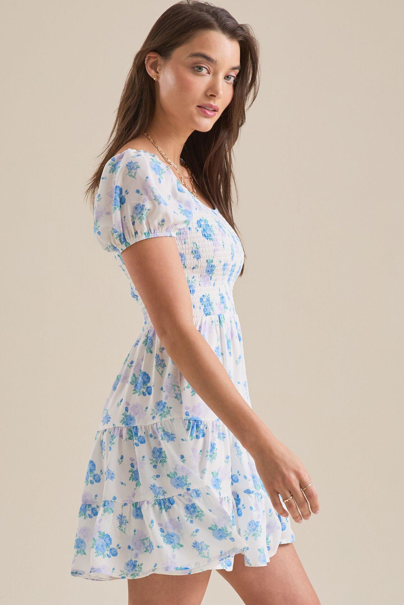 Courtney Floral Mini Dress Product Image