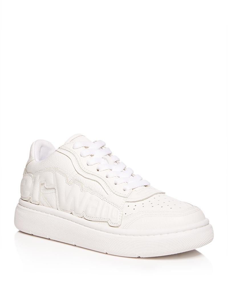 Alexander Wang Womens Cloud Platform Puff Logo Lace Up Sneakers Product Image