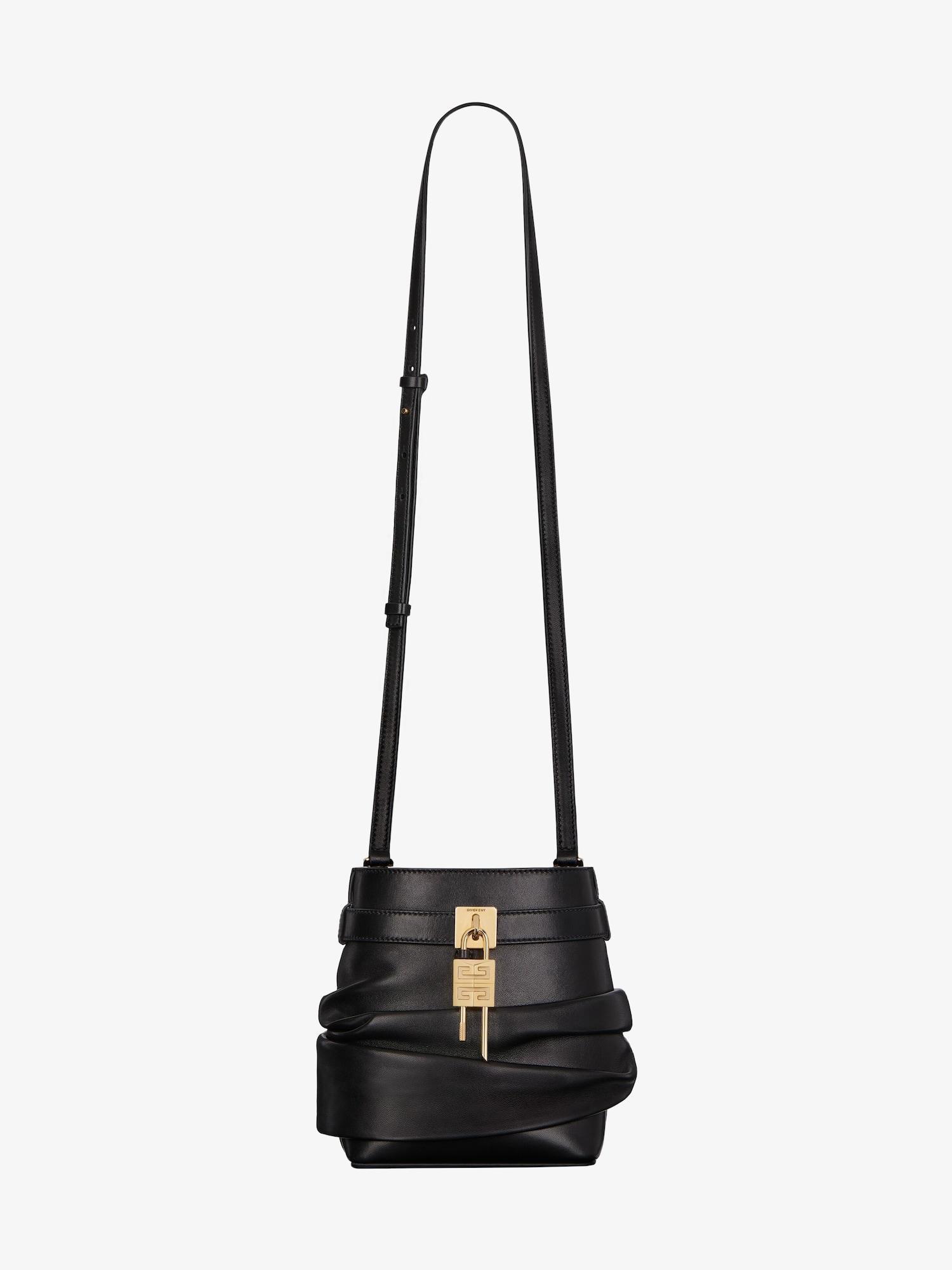 Shark Lock bucket bag in nappa leather Product Image