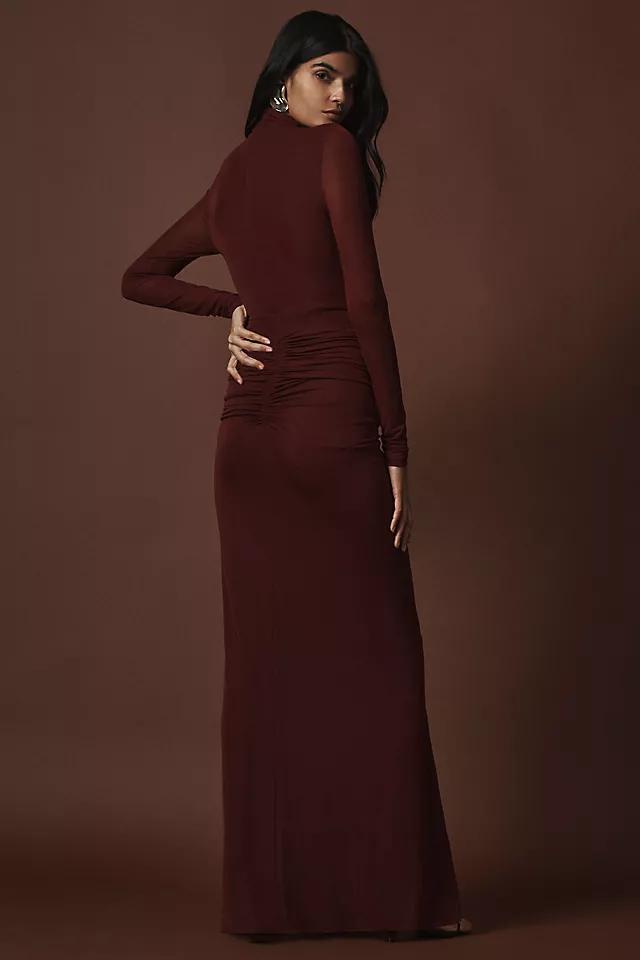 Ronny Kobo Scorpio Ruched Jersey Maxi Dress Product Image