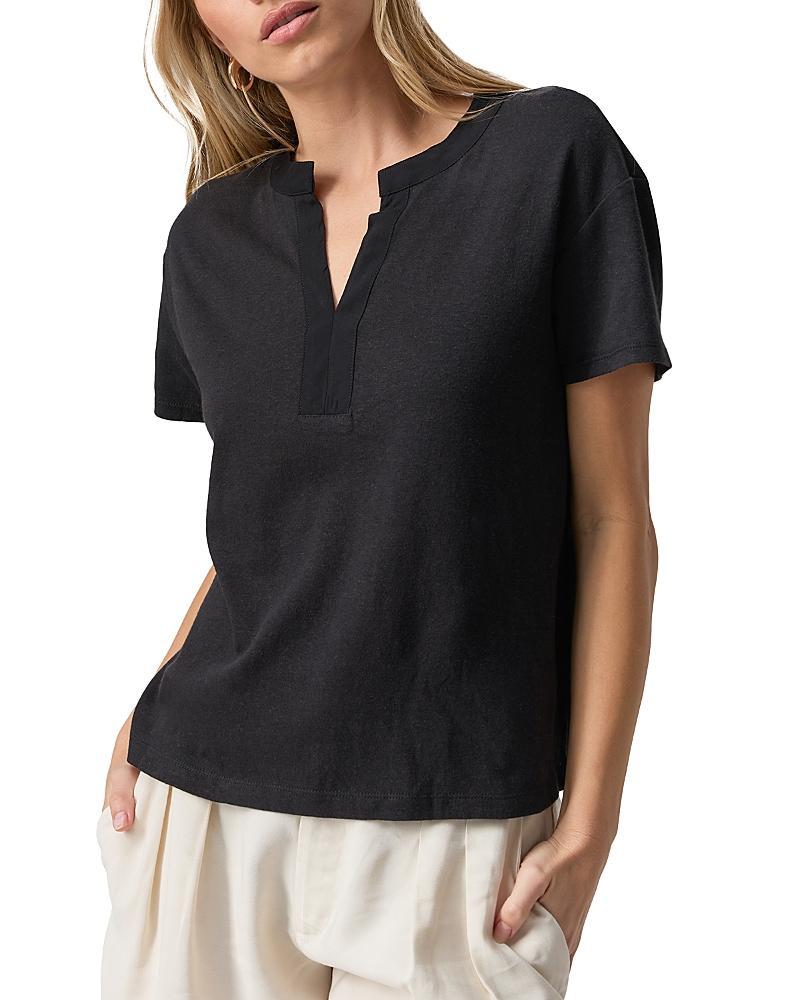 Sanctuary Breezy Linen Blend Peasant Top Product Image