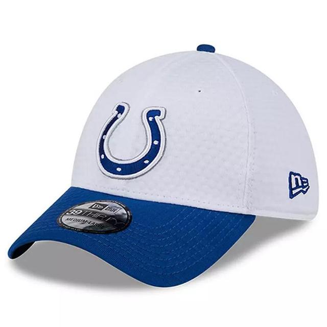 Mens New Era /Royal Indianapolis Colts 2024 NFL Training Camp 39THIRTY Flex Hat Product Image