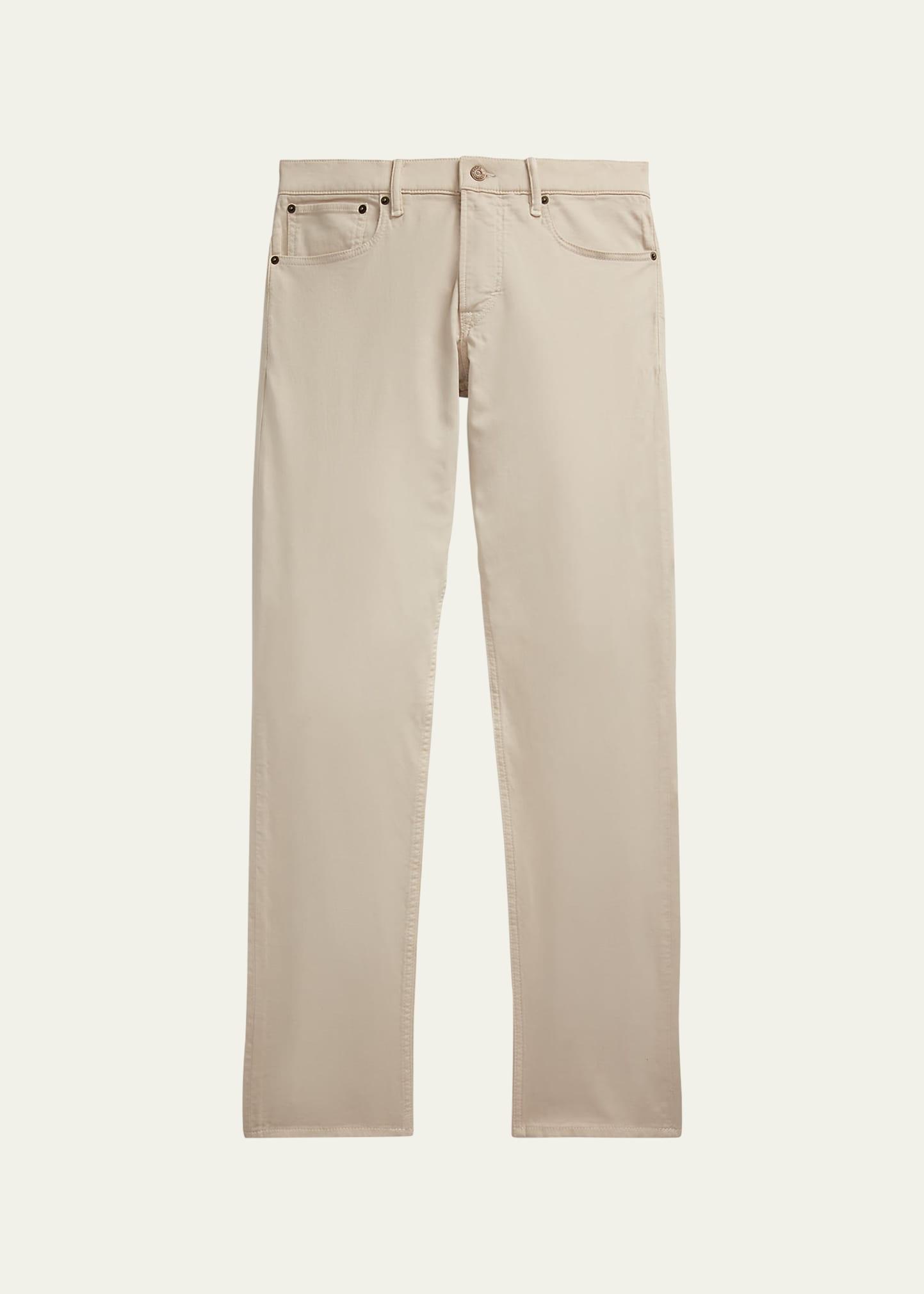 Mens Lightweight Cotton 5-Pocket Pants Product Image