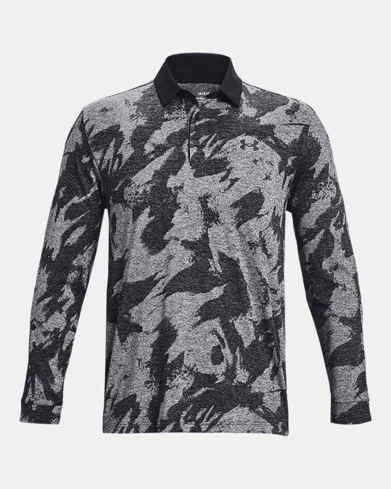 Men's UA Playoff Jacquard Long Sleeve Polo Product Image