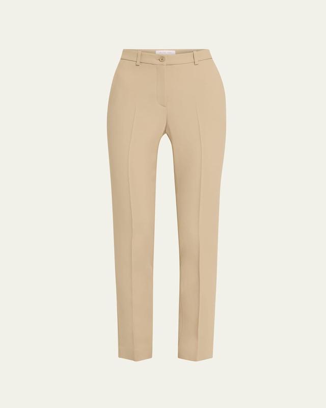 Womens Samantha Pleated Straight-Leg Pants Product Image