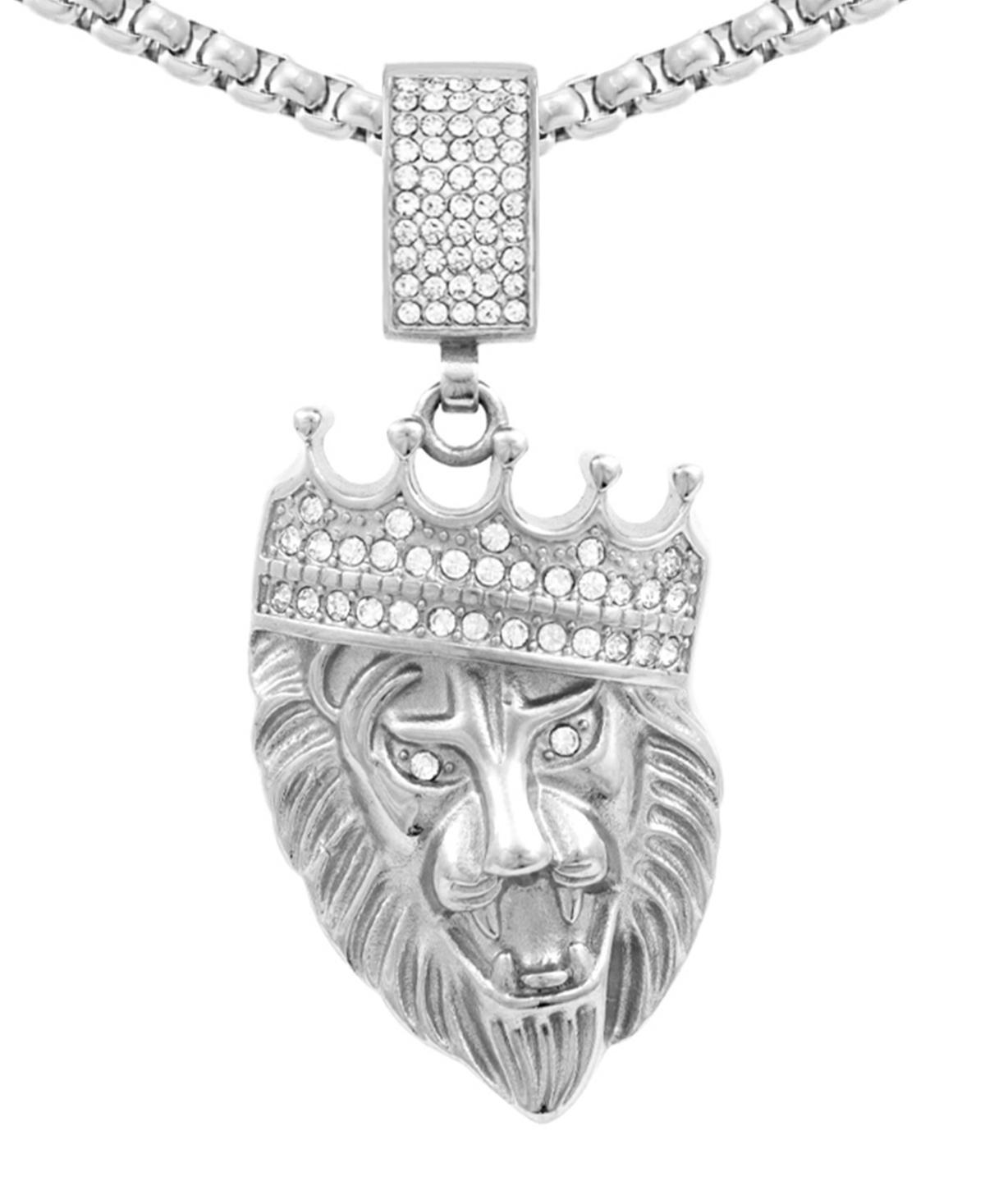 Legacy for Men by Simone I. Smith Crystal Lion King 24 Pendant Necklace in Gold-Tone Ion-Plated Stainless Steel Product Image