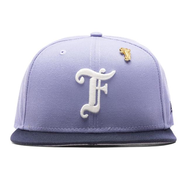 Feature x New Era Old English F Snapback Hat w/ Pin - Lavender/Night Shift Navy Male Product Image