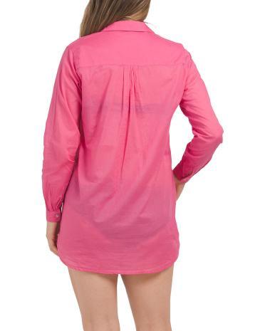 Solid Juliana Short Cover-up Top for Women Product Image