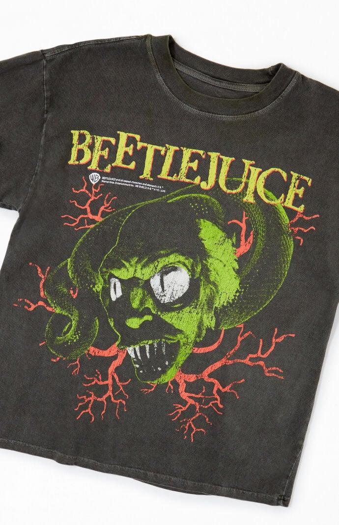 Men's Beetlejuice Snake Head T-Shirt Product Image