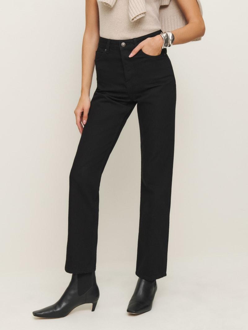 Cynthia High Rise Straight Jeans Product Image