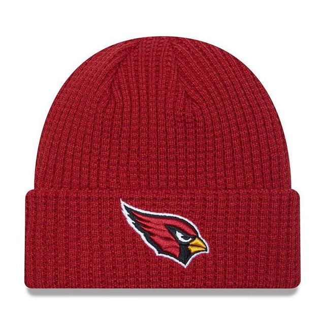 Mens New Era Cardinal Arizona Cardinals Prime Cuffed Knit Hat Product Image