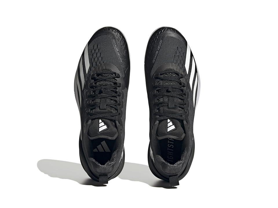 adidas Adizero Cybersonic (Core /Footwear White/Carbon) Men's Tennis Shoes Product Image