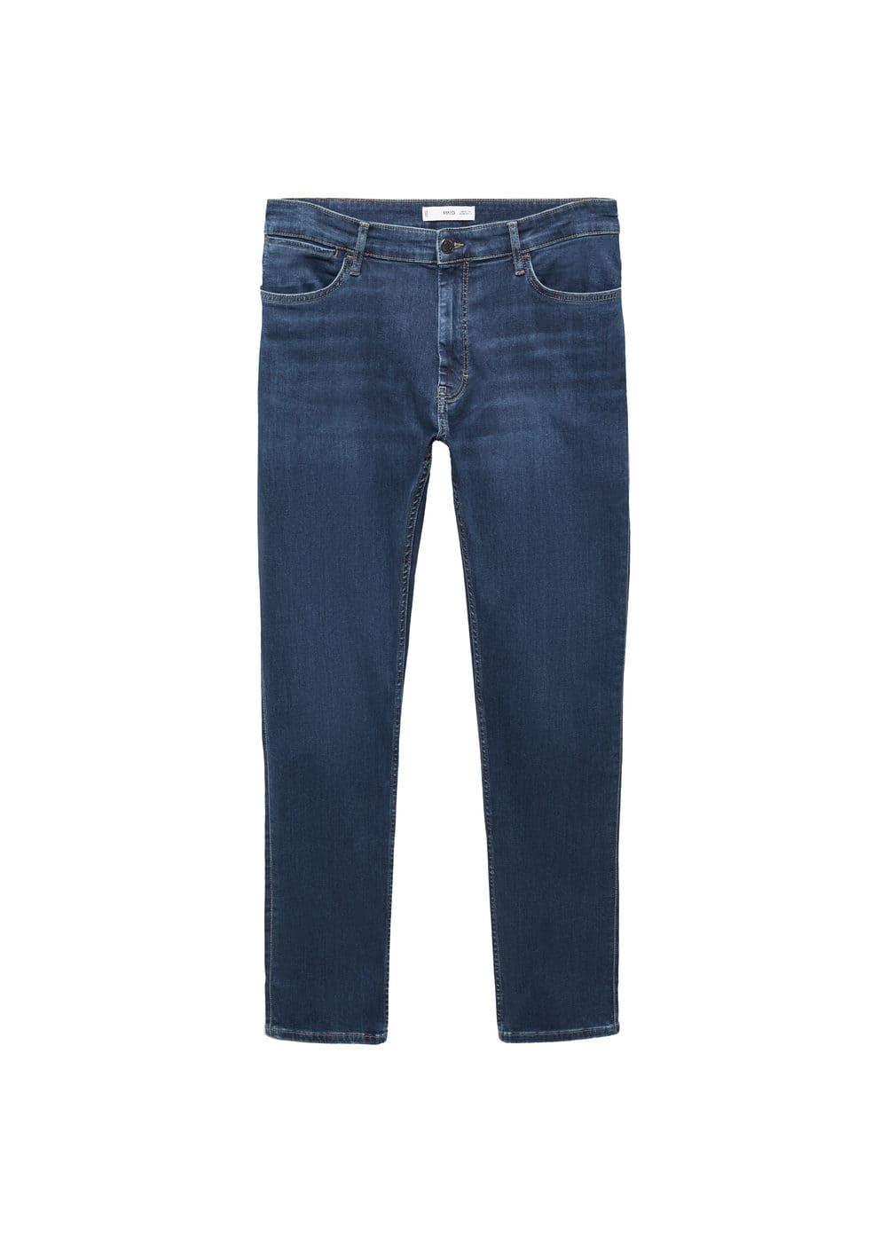 MANGO MAN - Slim fit Ultra Soft Touch Patrick jeans dark blueMen Product Image