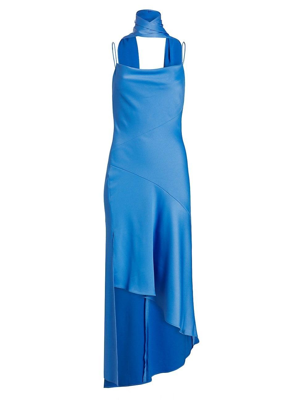 Womens Harmony Asymmetric Midi-Dress Product Image