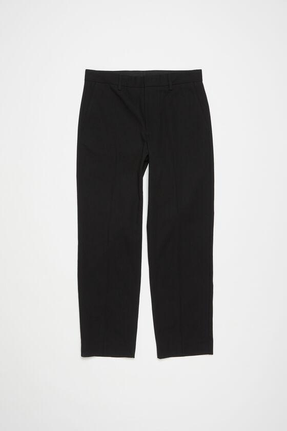 Twill cotton-blend trousers Product Image