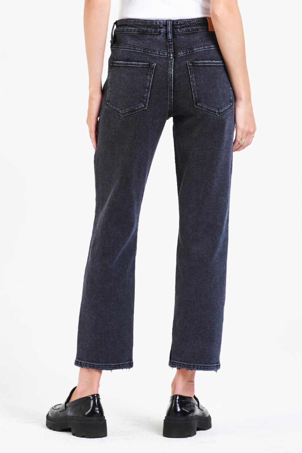 Jodi Super High Rise Cropped Straight Jeans Product Image