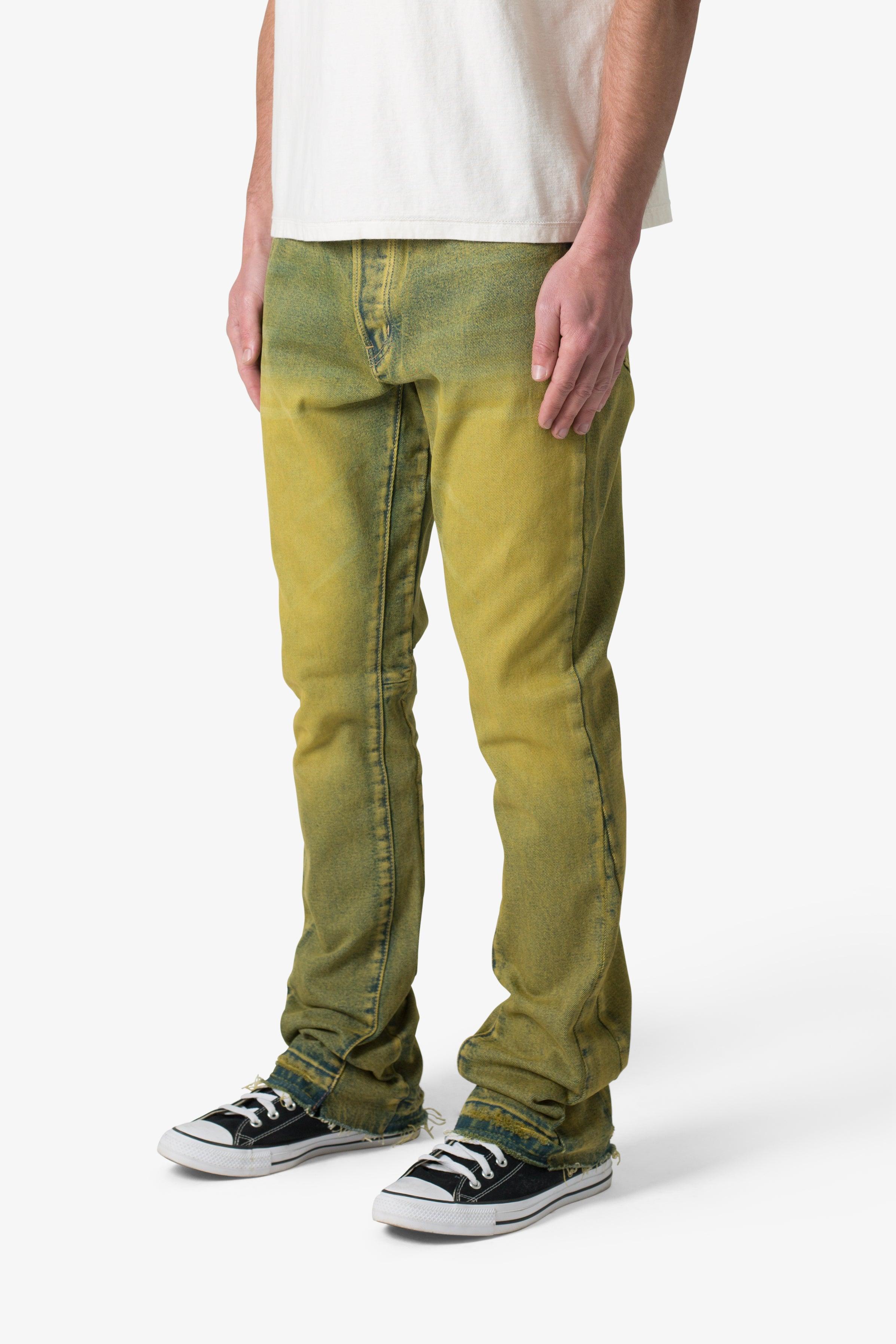 B540 Flare Denim - Olive Product Image