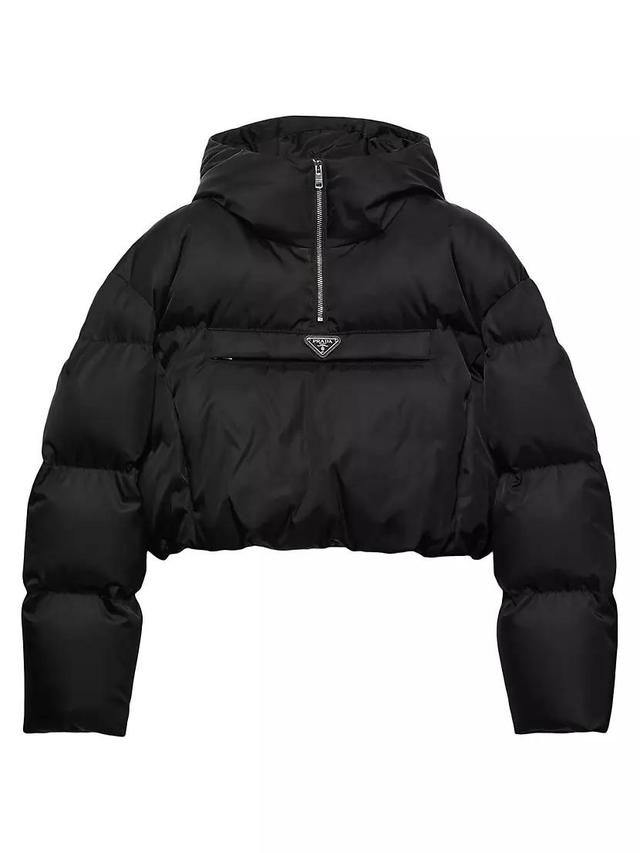 Re-Nylon Cropped Down Jacket Product Image