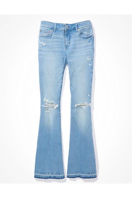 AE Stretch Low-Rise Flare Jean Women's Product Image