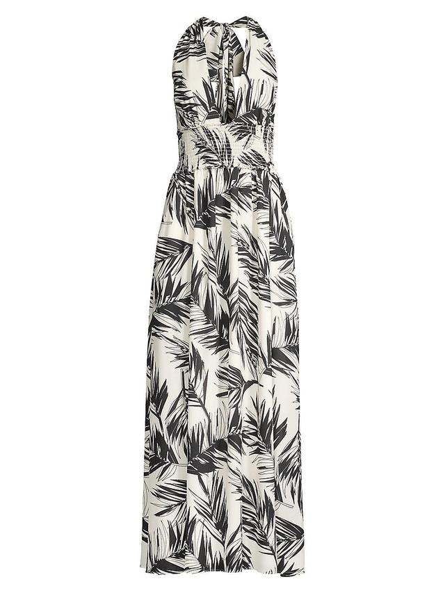 Toccin Palm Print Maxi Dress Product Image