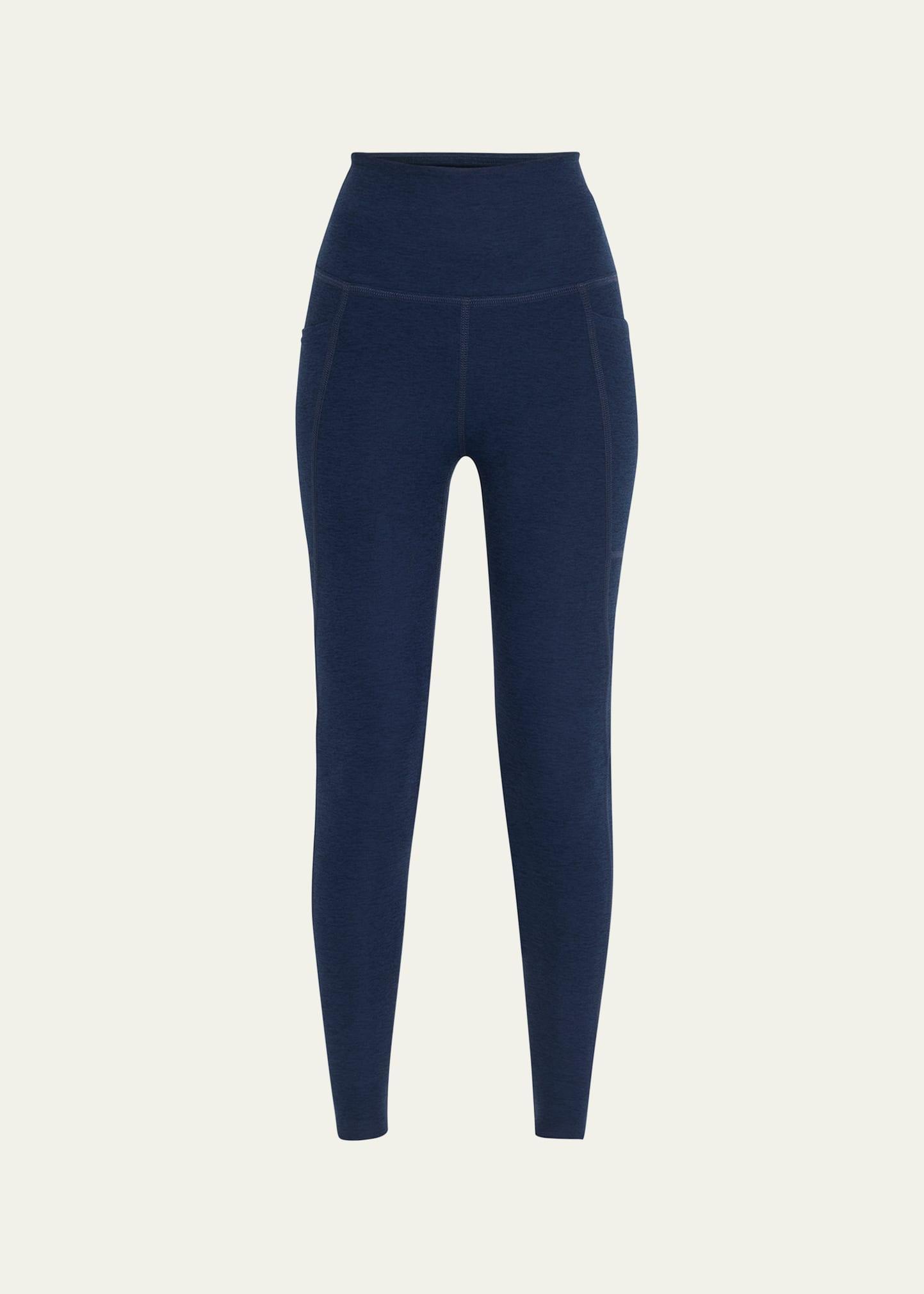 Out Of Pocket Space Dye High-Waist Mid Leggings Product Image