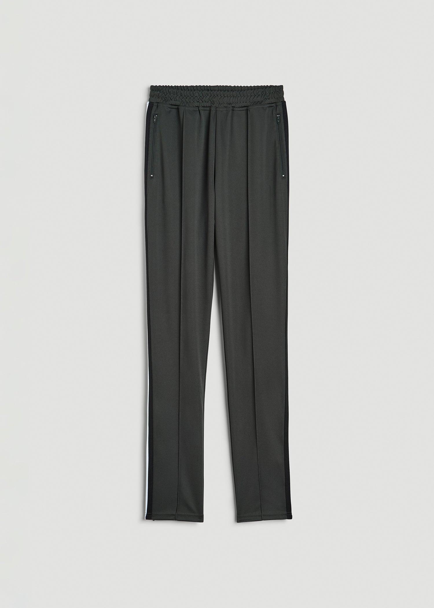 Athletic Stripe Pants for Tall Women in Pine Grove and Black Product Image