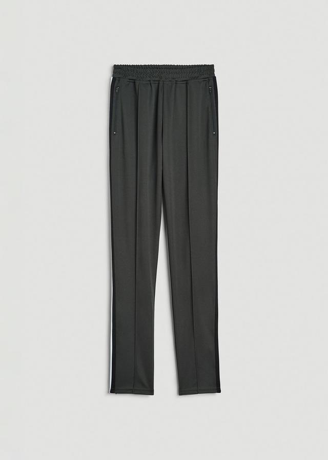 Athletic Stripe Pants for Tall Women in Pine Grove and Black Product Image