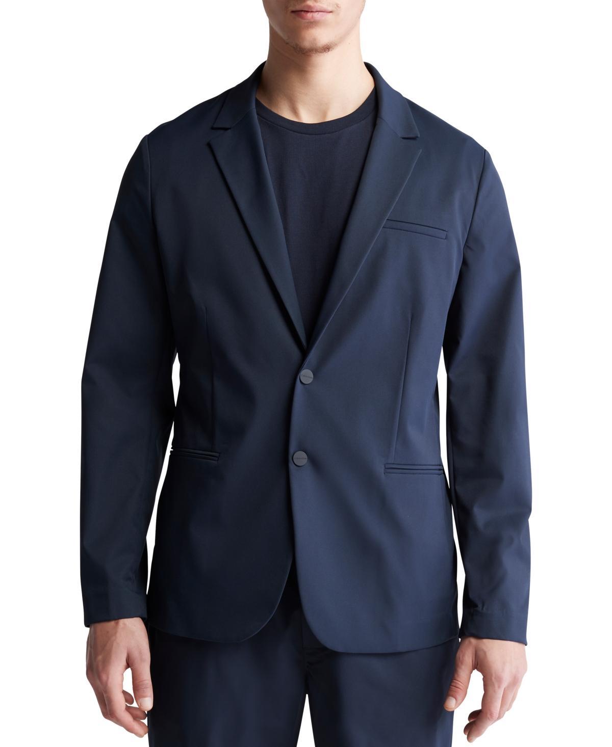 Calvin Klein Mens Athletic Slim-Fit Stretch Blazer Product Image