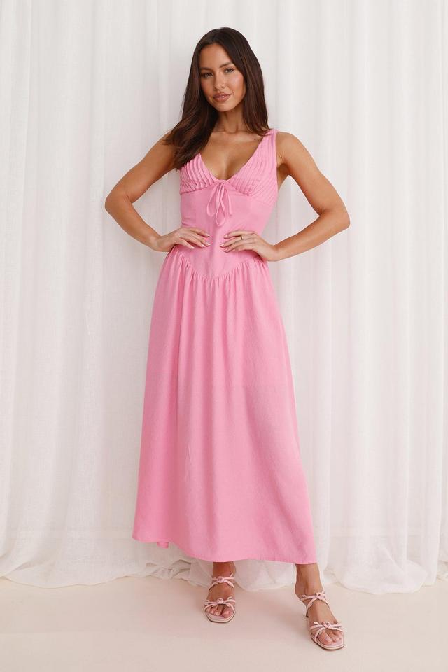 Breeze Belle Maxi Dress Pink Product Image