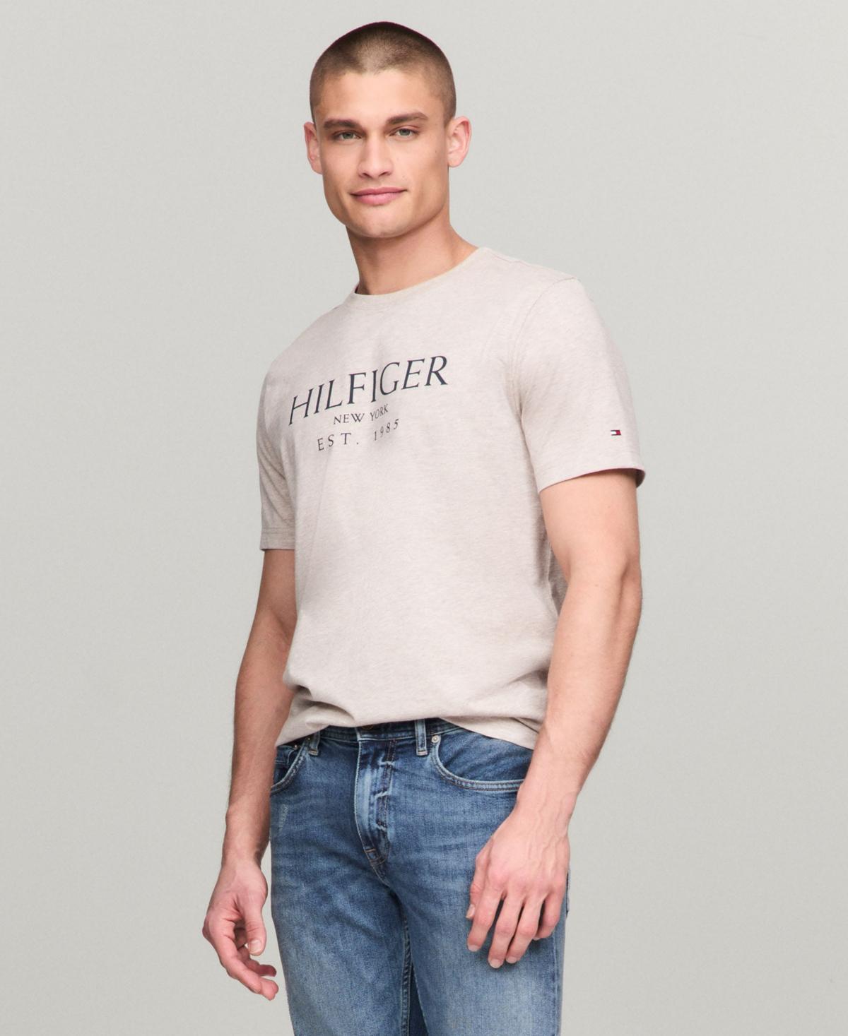 Tommy Hilfiger Mens Short Sleeve Crewneck Logo T-Shirt Product Image