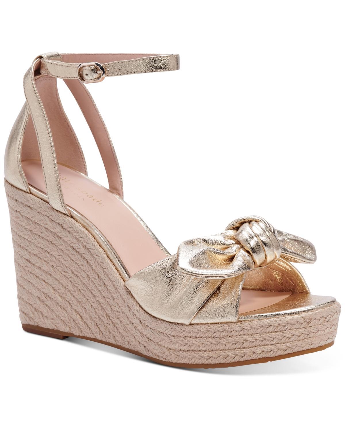 Womens Tianna 88MM Leather Espadrille Wedge Sandals Product Image